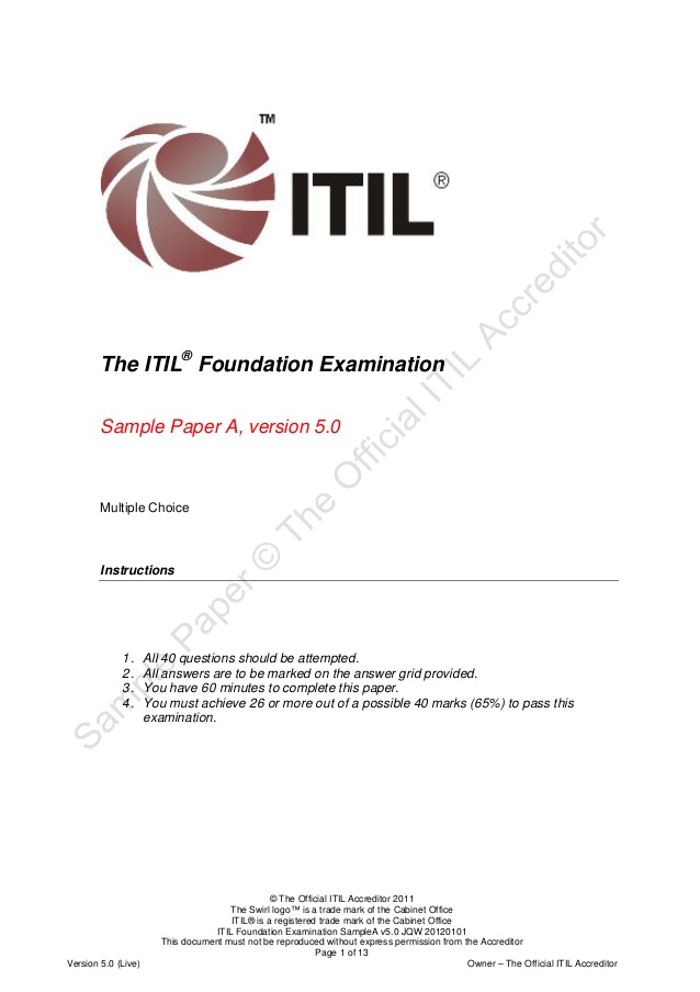 Itil V3 Foundation Certification Logo Download